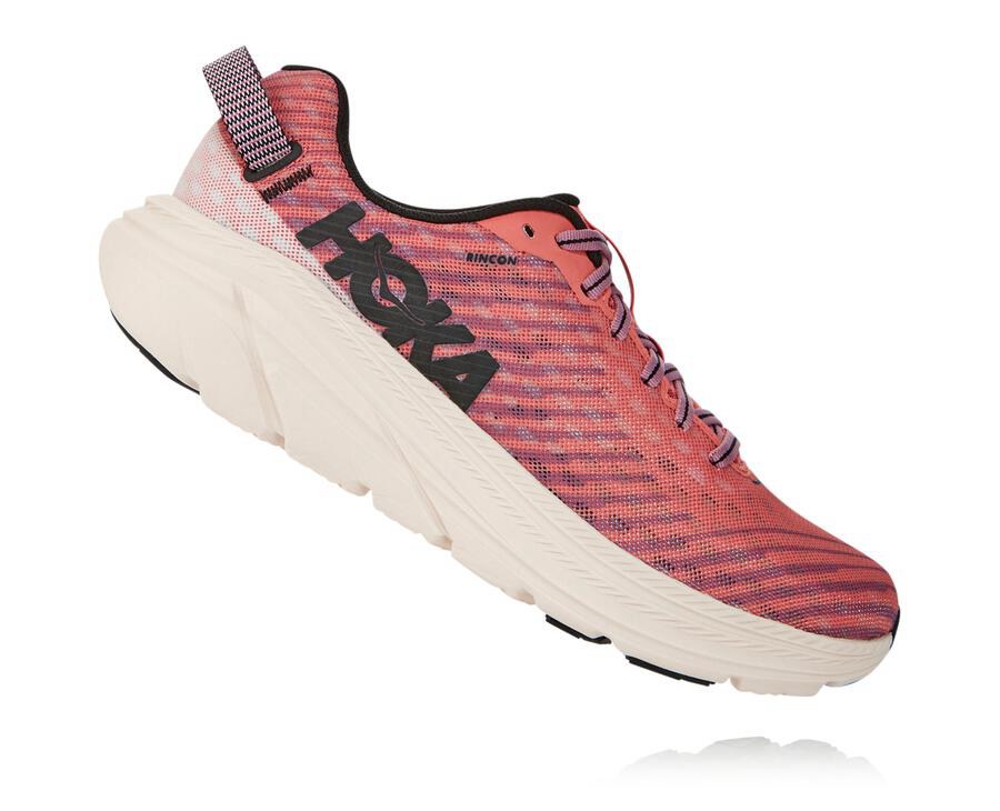 Running Shoes Womens - Hoka One One Rincon - Orange - ITXCFRN-37